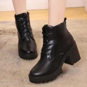 신발 발목 통굽워커 캐주얼쿼커 편안한 데일리 여성워커