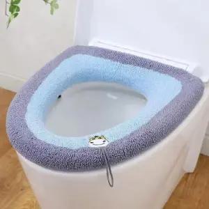 변기커버쿠션 극세사 화장실 변기커버 쿠션 LMCF-0093