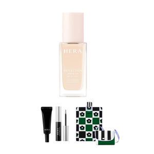 헤라 리플렉션 스킨 글로우 파운데이션 17N1, 30g, 1개+증정(립 세럼 인텐스, 2g, 1개+브로우젤, 3g, 1개+스프링 브리즈 피크닉 매트, 1개)