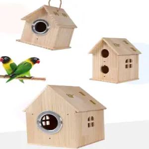 야외 새집 둥지 앵무새 조류 새장 새모이통