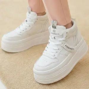 슈즈 키높이 여성여자 슬립온 스니커즈 하이탑 운동화 6cm sjLY-2810