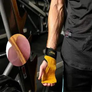 헬스보호대 손목 손바닥 보조 스트랩 손목보호 옐로우