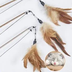 (선택 깃털 00074WT)고양이 낚시대 장난감