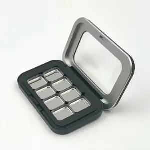 미니 아크릴창 마그넷 립밤 아이 섀도우 블러셔 공용기 공팔레트 틴케이스 8구