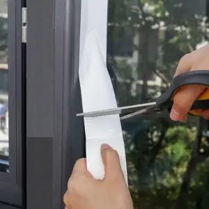 ( )방풍 테이프 5M 창문 창틀 바람막이 베란다 문풍지 창문틈 새막이 커버 틈새 차단