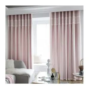 지나송 사계절 암막 커튼 봉 헤이즐 웨딩 특대형 핑크 BNA