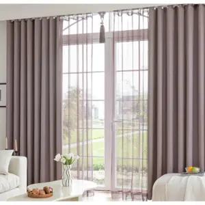 지나송 암막 커튼 침실 거실 봉 모던코지 특대형 퍼플 BNA