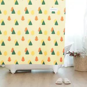 컬러풀트리 국내제작 욕실 방수 샤워 커튼 패브릭 가림막 가리개 파티션