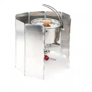 ( )8단 버너 바람막이 접이식 캠핑 가스 화로대 가림막