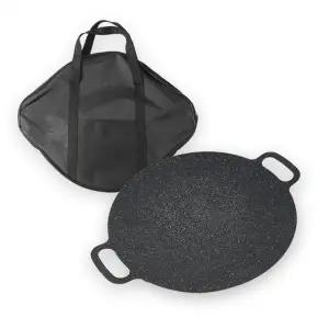 ( )캠핑하우즈 코팅 그리들 고기불판 30cm 가방포함