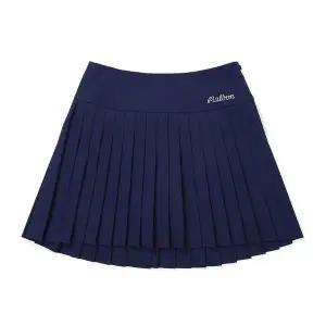 [말본골프] 베이직 잔 플리츠 네이비 스커트 153578648