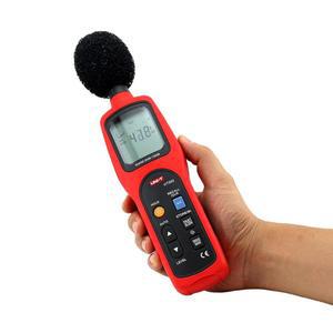 UNI-T UT352 소음 수준(30~130dB) 미터 자동 주행 거리 및 데이터 저장 기능, 고/저 경보, 아날로그 출력 콘덴서 마이크 포함