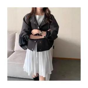 여성 트렌치코트 가을 캐주얼 점퍼 코트 상의 OP3