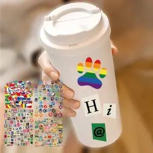 캐리어 스티커 스티커 DD-12722 4종 텀블러 꾸미기_24645932