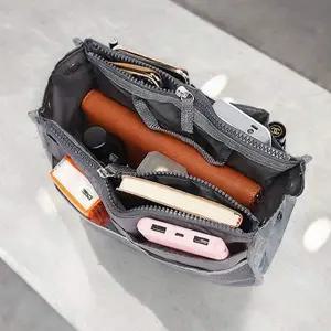 분리 수납 백인백 에코백 이너백 텀블러 파우치 립스틱 가방속