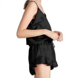 여성 여자 여름 민소매 끈 나시 반바지 잠옷 파자마 홈웨어 세트