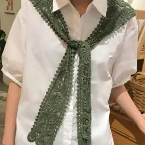 ( )여성봄스카프 셔츠 어깨 숄 케이프 레이스 레이어드 여성봄스카프 가을 예쁜 머플러 여름 패션 이쁜스카