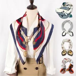 트렌디 여성 사각 스카프 18종 액세서리 봄스카프 여성스카프 쁘띠스카프 실크 사각스카프 여름스카프