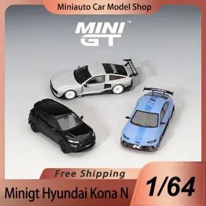 프리세일 미니GT 164 모던 코나 N 합금 미니어처 다이캐스트 모델 모던 컨셉 N 비전 74 RN22E 자동차 모형