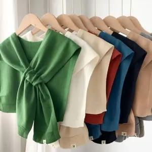 여성 봄 여름 베이직 페이크가디건 숄가디건 레이어드 봄패션코디 여자봄패션 케이프 페이크 가디건 여성