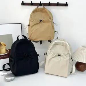 [신상오픈런]여성 학생용 스트링 백팩 무지컬러 캐주얼 가방 (33138917)