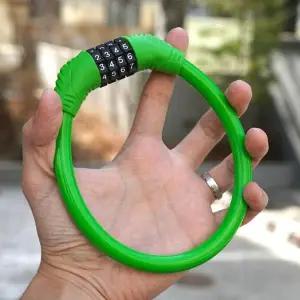 ( )자전거 미니 번호키 와이어락 그린 자물쇠 휴대용 도난 방지 잠금장치