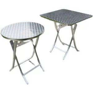 스테인레스 접이식 테이블 원형 사각 폴딩 간이 식탁