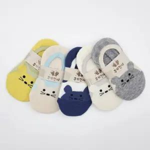 아동 양말 5켤레묶음 모르모트 ELY3009