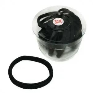 검정고무줄 30P 고무줄밴드 헤어악세사리