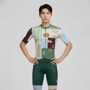 MCN 네이처 반팔+4부빕숏 자전거의류세트