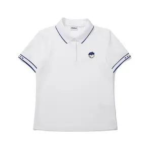 [말본골프] 배색 포인트 베이직 카라 티셔츠 화이트 153592123