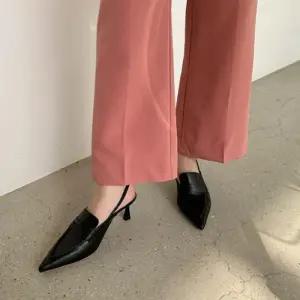 [신상오픈런]흰구두 뾰족코 봄슬링백 하이힐 스트랩구두 (30316812)