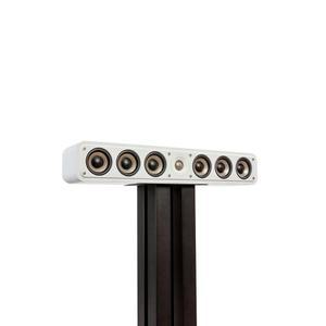 폴크 시그니처 엘리트 ES35 슬림 센터 채널 스피커 - 고해상도 오디오 인증, 돌비 애트모스 & DTS:X 호환, 1인치 트위터 및 (6) 3인치 우퍼, 간편한 베이스를 위한 듀얼 전원 포트, 우아한 화이트 워싱