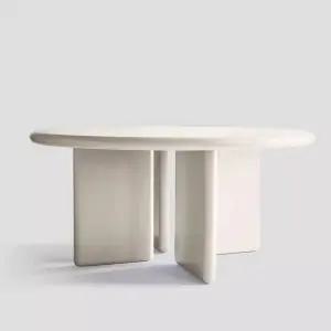 원목테이블 퍼플 보라색 거실 식탁 다이닝 인테리어 타원형 대형