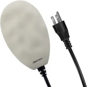 겨울철 야외용 디지텐 버드 배스 다이서 히터는 정원 잔디밭을 위한 헤비 듀티 프리미엄 주조 알루미늄 60W