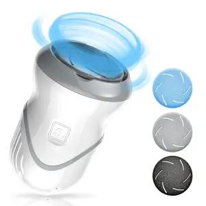 전문가용 전동 발 캘러스 리무버 진공 흡착 풋 그라인더 2 스피드 3 연삭 헤드가 포함된 휴대용 충전식