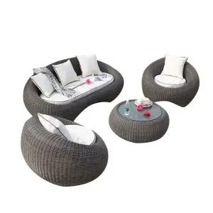 3인용 등나무 소파 쇼파 발코니 2인용 의자 라탄 테라스 거실