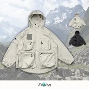 라이프가이드 바람막이 포켓 후드 재킷 아웃도어바람막이 윈드브레이커 후드집업 단체복 제작