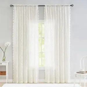 [하프클럽/셀러허브]햇살감성 화이트 레이스 커튼 창문 가리개 속커튼