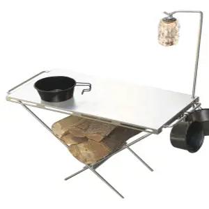 화로대 테이블 캠핑 야외 접이식 스테인레스 식탁 스토브 미니 메쉬 아이언 불멍