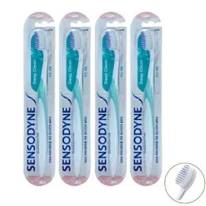 센소다인 딥클린 초 미세모 칫솔 4개 시린이 민감성 치아_24665212