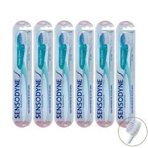 센소다인 딥클린 초 미세모 칫솔 6개 시린이 민감성 치아_24665206
