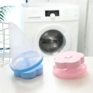 ( )걸름망 꽃모양 부표 스폰지 세탁기 먼지 먼지망 제거망 빨래 거름망 통돌이