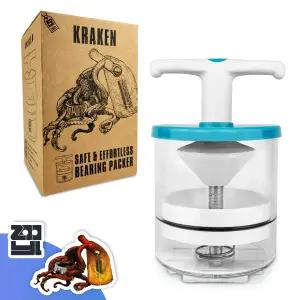 회전 핸들 베어링 패커 도구 그리스를 안전하고 쉽고 간편하게 주입하세요 50인치 낙하 방지 기능과 자동