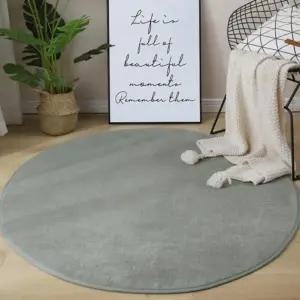 거실 침실 단모 원형 러그 카페트 소형 대형 160cm