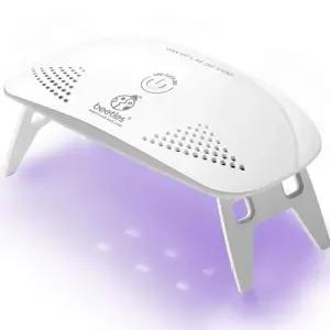 네일용 딱정벌레 UV 라이트 미니 네일 램프 폴리 젤 큐어링 휴대용 LED 탑코트 매니큐어 도구 DIY 아트