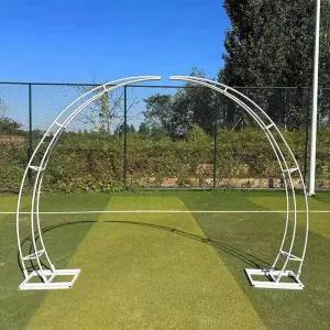 가든 화이트 대형 펜스 아트 장미 대문