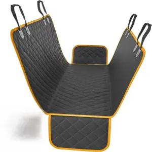 액티브 펫 오렌지 XL 도그 카 해먹 뒷좌석 커버 세단 또는 SUV 트럭 벤치 후방용 방수 프로텍터 필수