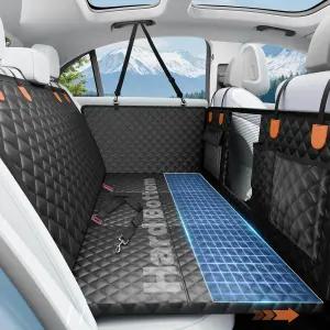 단단한 바닥이 있는 뒷좌석용 개 카시트 커버 반려견용 방수 뒷좌석 익스텐더 자동차용 해먹 침대 SUV용