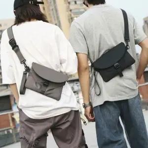 가벼운 슬링백 남녀공용 힙색 여행 가방 수납 세컨백 소지품